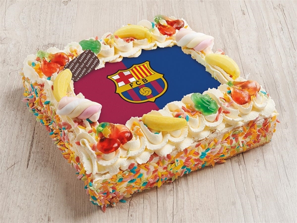 Voetballogo taart