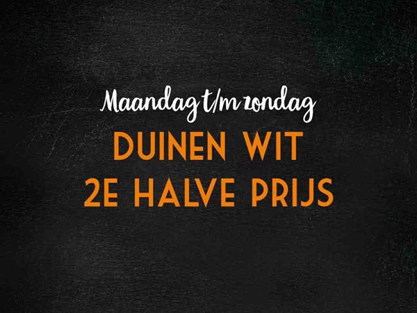 Duinen wit 2 voor 5,55