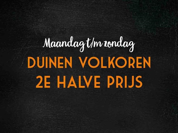 Duinen Volkoren 2 voor 5,95