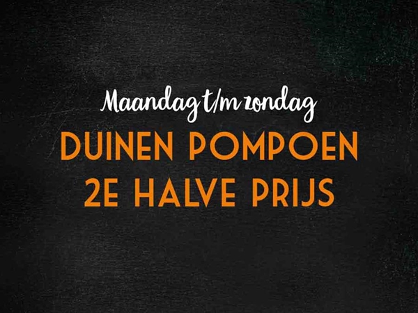 Duinen Pompoen 2 voor 6,15