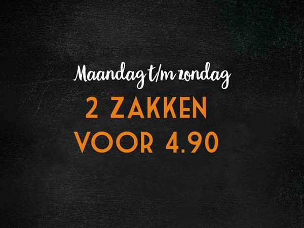 Broodjes 2 zakken voor 4,90